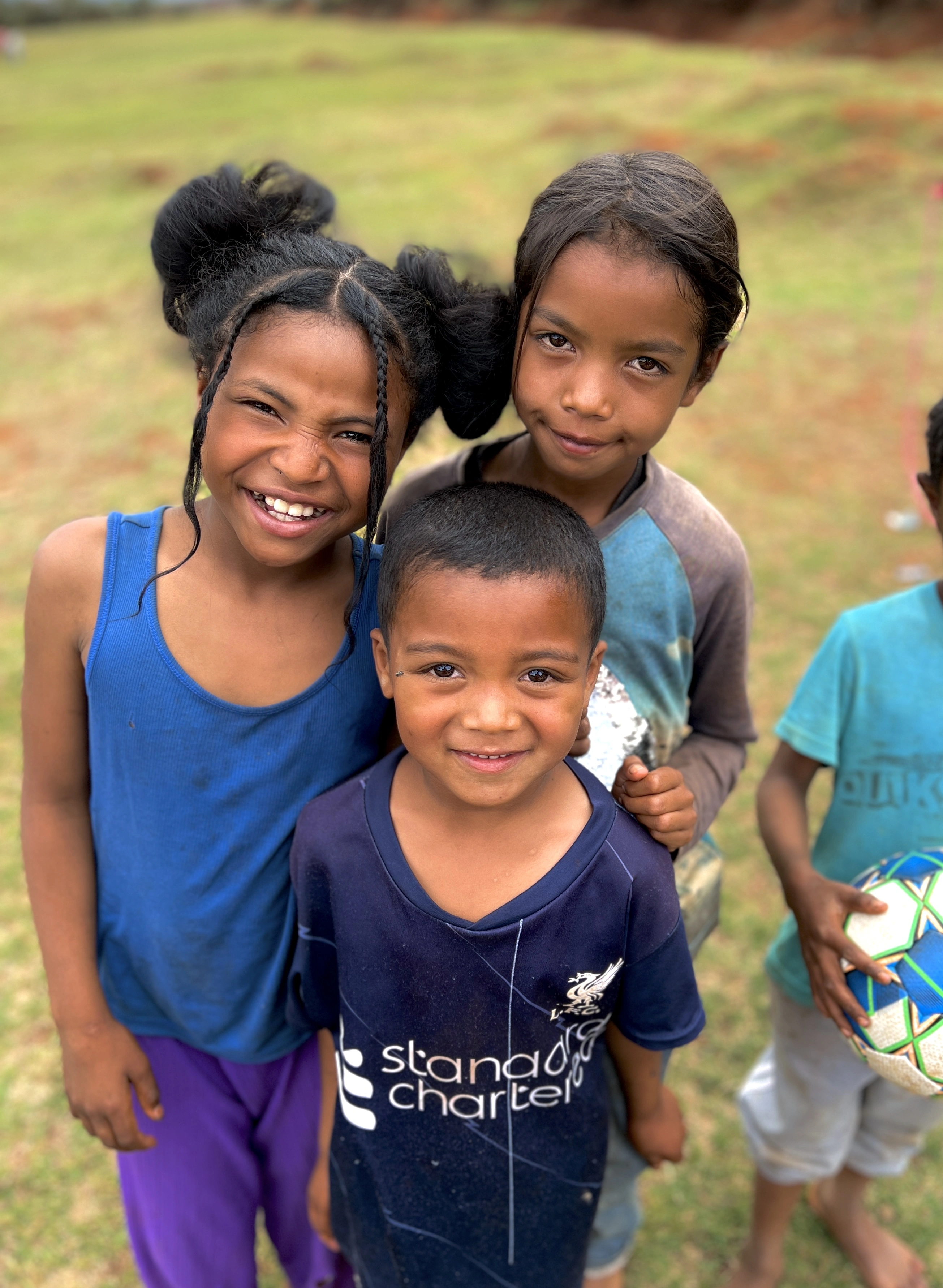 Images of three children